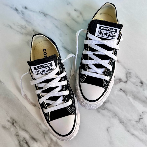 Converse Low Top Sneakers - Black & White - Picture 11 of 11